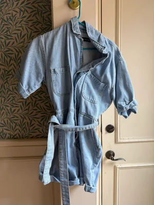 denim romper Size 2 thumbnail 2