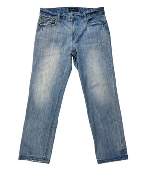 Aeropostale Denim Blue Jeans Mens Size 32/32 Slim Straight Distressed Inseam 30” thumbnail 1