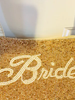 Bride Crossbody Bag in Gold sequins thumbnail 3