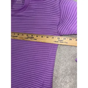 new balance‎ purple ribbed pullover sweatshirt running xs running thumbnail 4