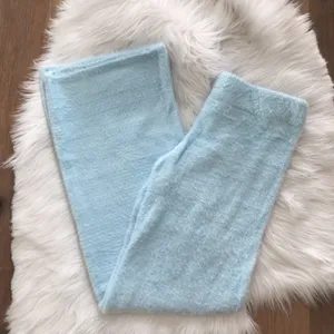 Light blue soft fuzzy pants, brand new thumbnail 2