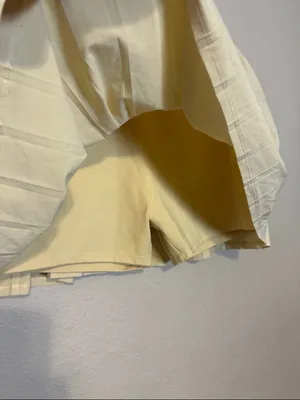 Girlfriend‎ Collective lemonade yellow pleated tennis skort skirt Size XL thumbnail 4