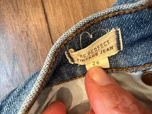 Madewell The Perfect Vintage Straight Jeans Size 26 - C36-206 thumbnail 3