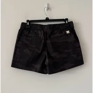 Vuori Ripstop Black Camo Drawstring Athletic Utility Outdoor Shorts Size S thumbnail 3