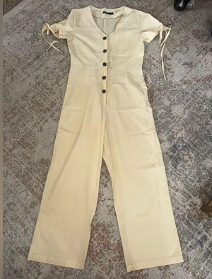 🌼Nasty Gal linen jumpsuit thumbnail 5