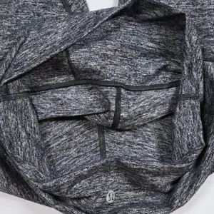 Lululemon Wunder Under Leggings Womens 8 Gray Heathered Space Dye High Rise Crop thumbnail 9
