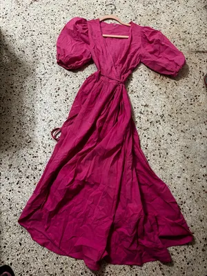 NWT Commense wrap Dress medium Pink thumbnail 2