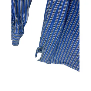 Ralph Lauren Womens 3xl Blue Monogram Dress Shirt Button Down Striped Old Money thumbnail 8