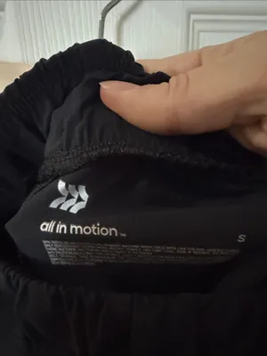 All in motion size small target Black Wide Leg Pull-On Pants thumbnail 2