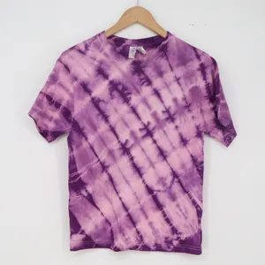 Port and Company T-Shirt Small Purple Tie-Dye Short Sleeve Cotton Excellent thumbnail 1