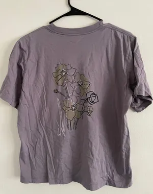 Calvin Klein Purple Graphic Tee thumbnail 2
