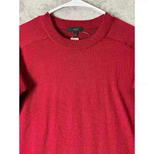 J.Crew Merino Wool Cotton Knit Long Sleeve Crewneck Pullover Sweater XXS New thumbnail 2