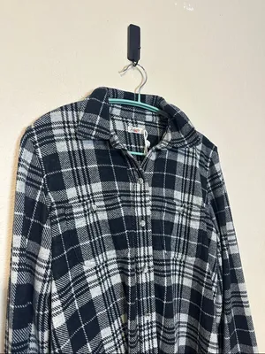 Faherty The Legend Sweater Shirt Size Small Plaid‎ thumbnail 3
