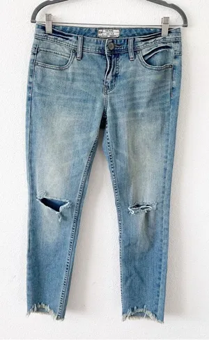 Free People Destroyed Skinny Jean Sitka thumbnail 1