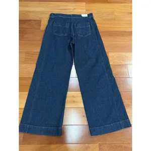 Joe's Jeans The Seamed Denim Trouser Womens Blue Rinse Wide Leg 33 thumbnail 4