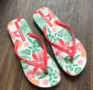 I Love Ipamema Flip Flops Size 7 thumbnail 1