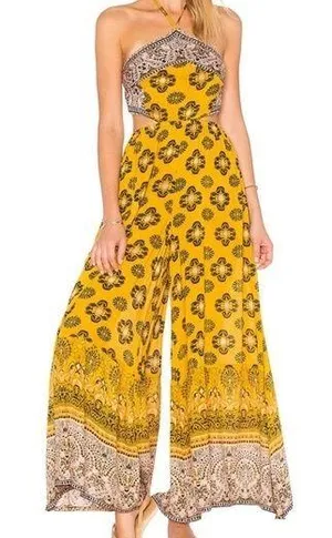 mariabelle yellow mustard jumpsuit thumbnail 2