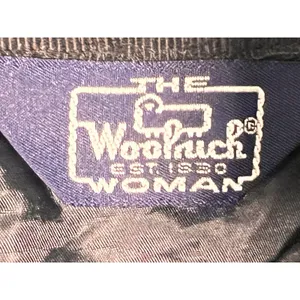 Woolrich Vintage Houndstooth Wool Blend Pleated Midi‎ Skirt Blue Black Sz 10 28W thumbnail 3
