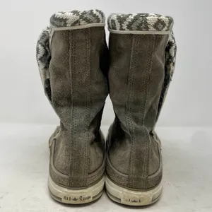 Converse Beverly Suede High Top Boots Knit Lining Womens Size 9 thumbnail 6