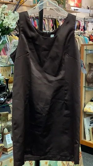 Chocolate brown dress Size 14 thumbnail 1