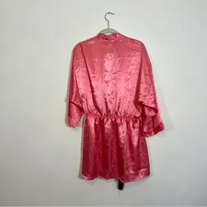 VINTAGE Victoria’s Secret Gold Label Barbiecore Pink Tassel Nightgown Robe thumbnail 3