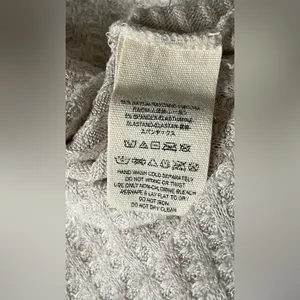 Free People Ivory Textured Knit Top thumbnail 5