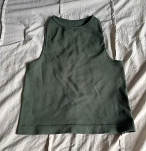 Green Free People Tank thumbnail 1