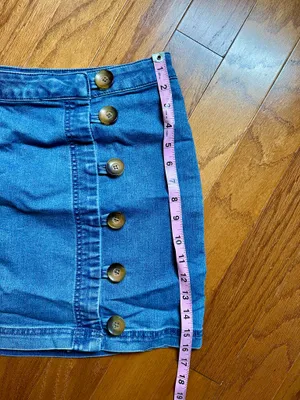 Free People Denim Skirt Mini thumbnail 3