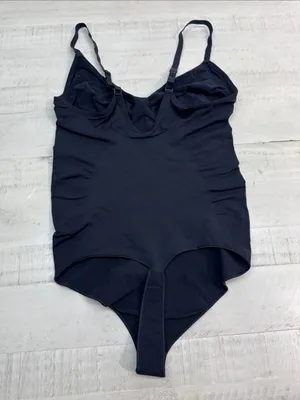 SHAPERX Tummy Control Shapewear Thong Bodysuit Seamless size 4x thumbnail 3