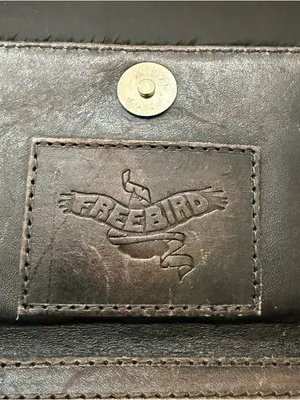 FREEBIRD By Steven Lola Black Calf Hair Leather Wallet Clutch Crossbody Bag thumbnail 5
