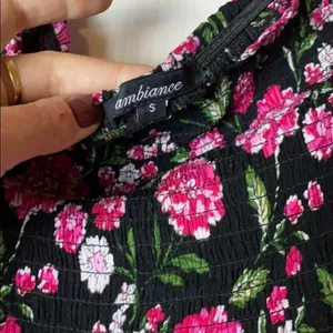 Floral Smocked Off The Shoulder Dress thumbnail 3