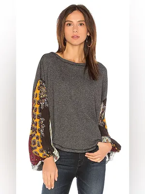We The Free Blossom Thermal Top Size XS Oversized thumbnail 11
