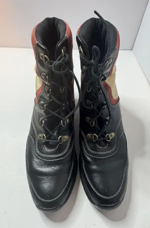 Timberland Tri-Color Nubuck Leather Boots Size 8M thumbnail 1