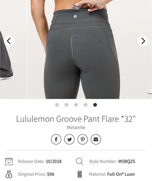 Lululemon Groove Pant Flare *32" thumbnail 2