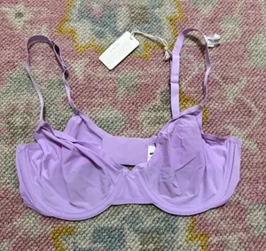 Aerie Smoothez Mesh Unlined Bra thumbnail 1