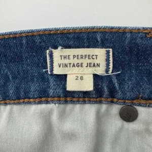 Madewell The Perfect Vintage Jean‎ 28 Blue High Rise Tapered Leg Haight Wash thumbnail 12