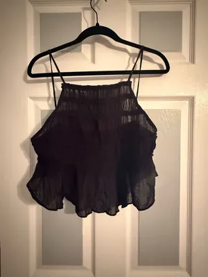 Free People Angelina Two-Piece Smocked Tank & Shorts Set thumbnail 3
