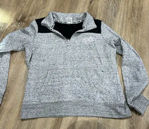PINK - Victoria's Secret lightly worn medium 1/4 zip polo sweatshirt thumbnail 1