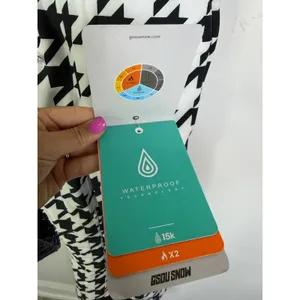 NEW GSOU Snow Women's Houndstooth Slim-Fit Stretch Fleece-Lined Ski Bibs Small thumbnail 4