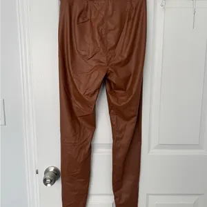 NWOT Offline Aerie Light Brown Leather High-Waisted Leggings size S thumbnail 4
