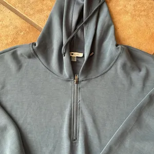 Cable and Gauge blue Modal 1/4 zip hoodie size XXL thumbnail 2