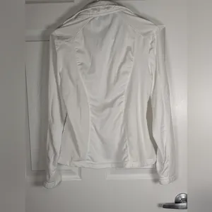 Dallas Mavericks Women’s White Full Zip Jacket Size S | NBA Team Gear thumbnail 5