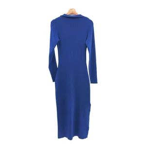 Bardot Collar Knit Dress in Cobalt‎ thumbnail 3