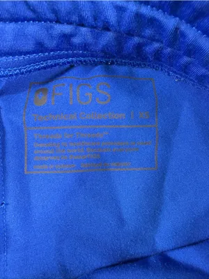Figs Women's Technical Collection Royal Blue Joggers with Drawstring thumbnail 6