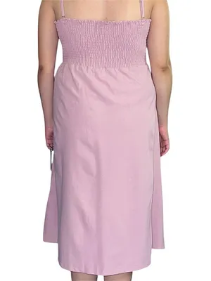Yidarton Coquette Pink Midi Dress thumbnail 3