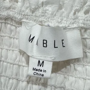 Mable White Lace Slip Mini Dress Women’s Medium thumbnail 2