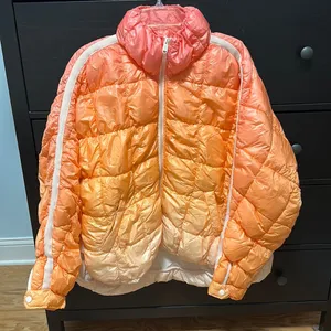 Free People Movement NWT Colorful ombré puffer jacket thumbnail 1