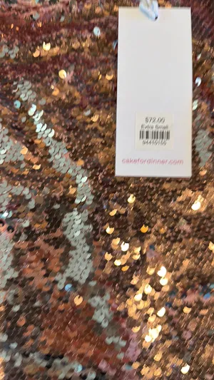 Cake for Dinner pink sequin top Size XS thumbnail 4