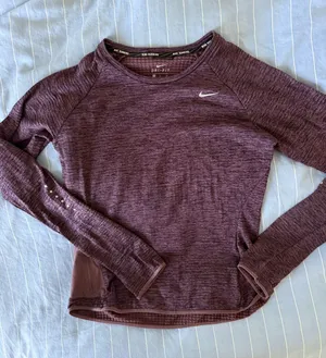 Nike dri fit long sleeve running top thumbnail 1