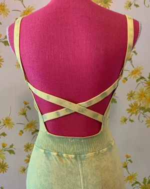 Free People NWOT Onesie Jumpsuit Pineapple Punch Size M/L thumbnail 6